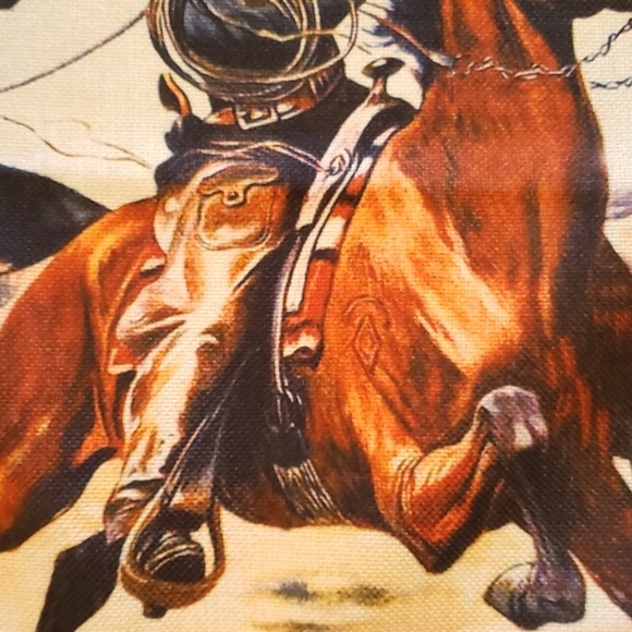 Horse Pillow Case. Western Cowboy Country. Ranch - Picture 6 of 13